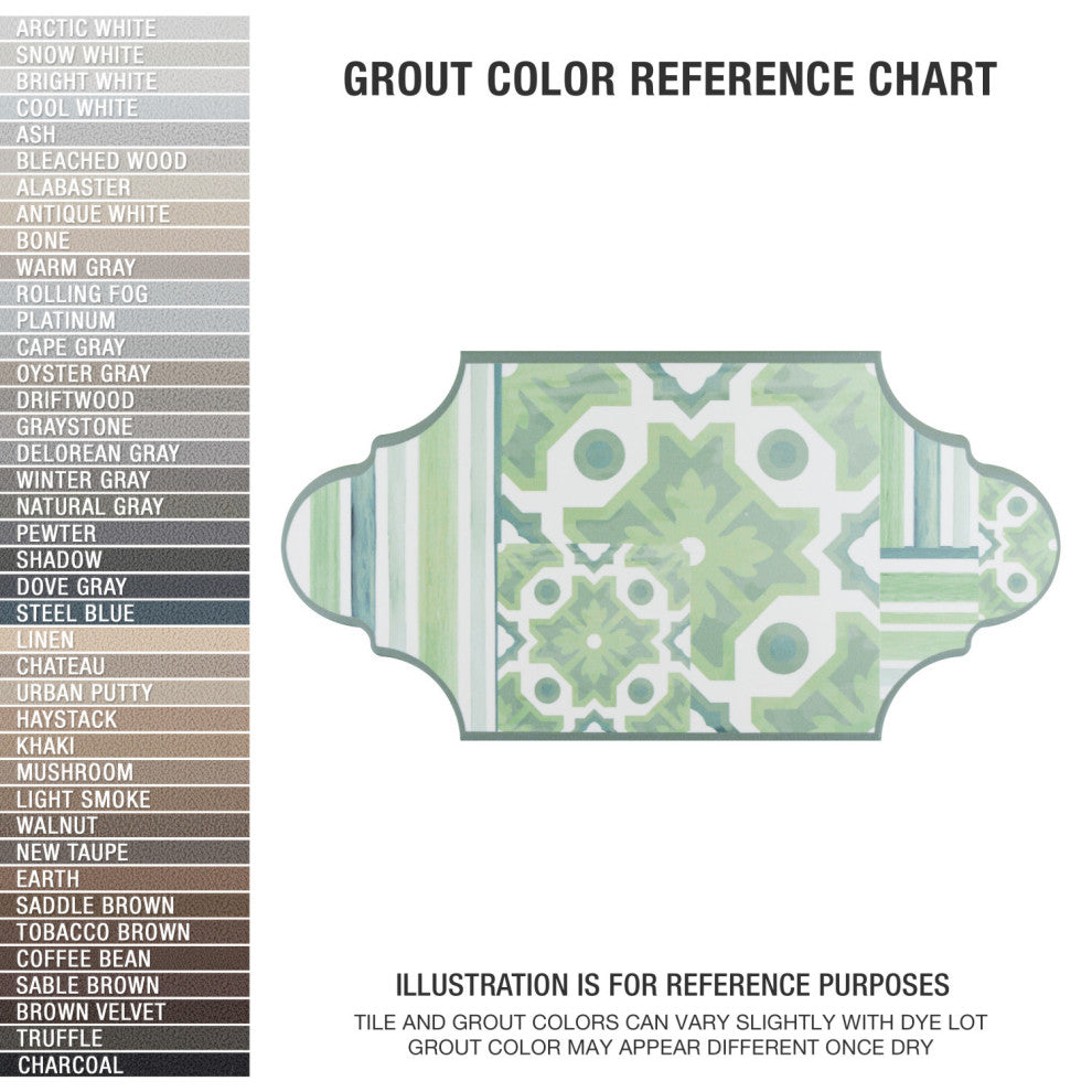 Royal Garden Provenzal Green Porcelain Floor and Wall Tile