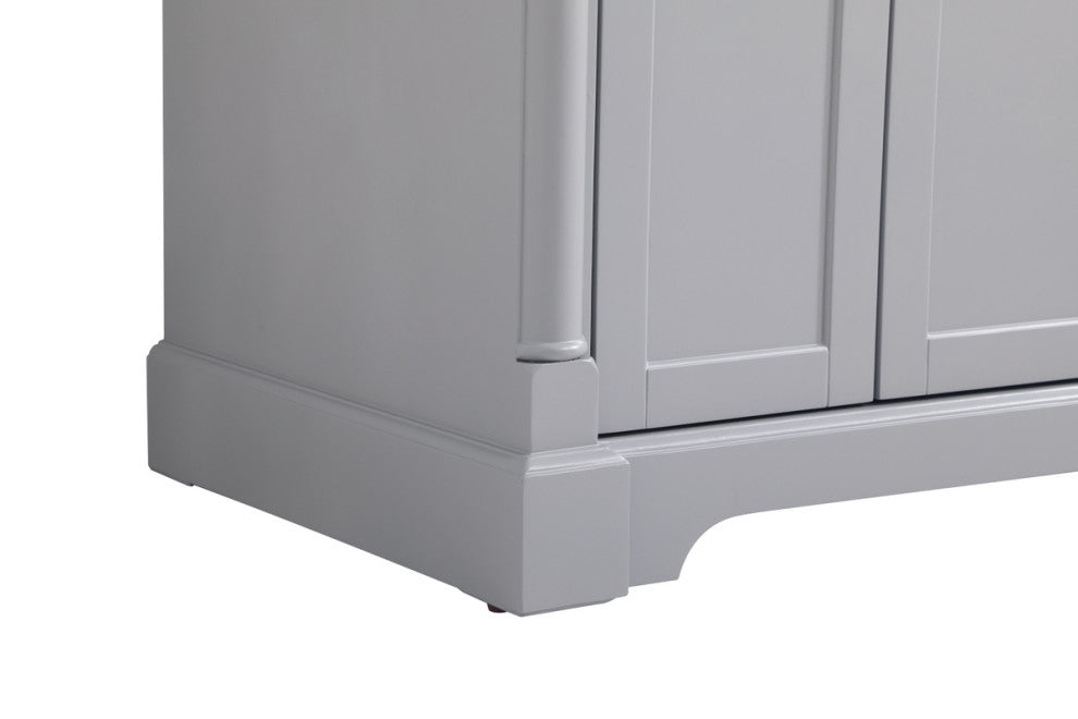 Home Living 36" Single Bathroom Vanity, Gray