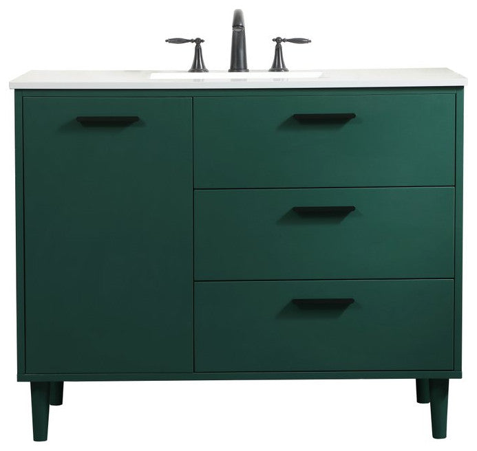 Bailey 42" Bathroom Vanity, Green