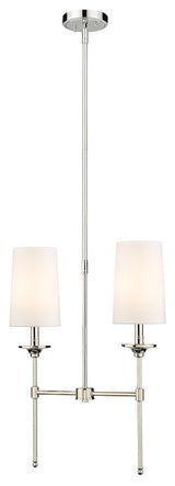 Zlite 3033-2L-PN 2-Light Island, Off White