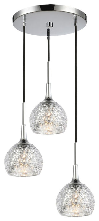 Woodbridge Lighting Bristol Cluster Pendant, Mercury Ball