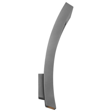 Modern Forms Dawn LED Wall Light, Graphite, 23"