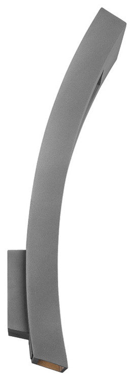 Modern Forms Dawn LED Wall Light, Graphite, 23"