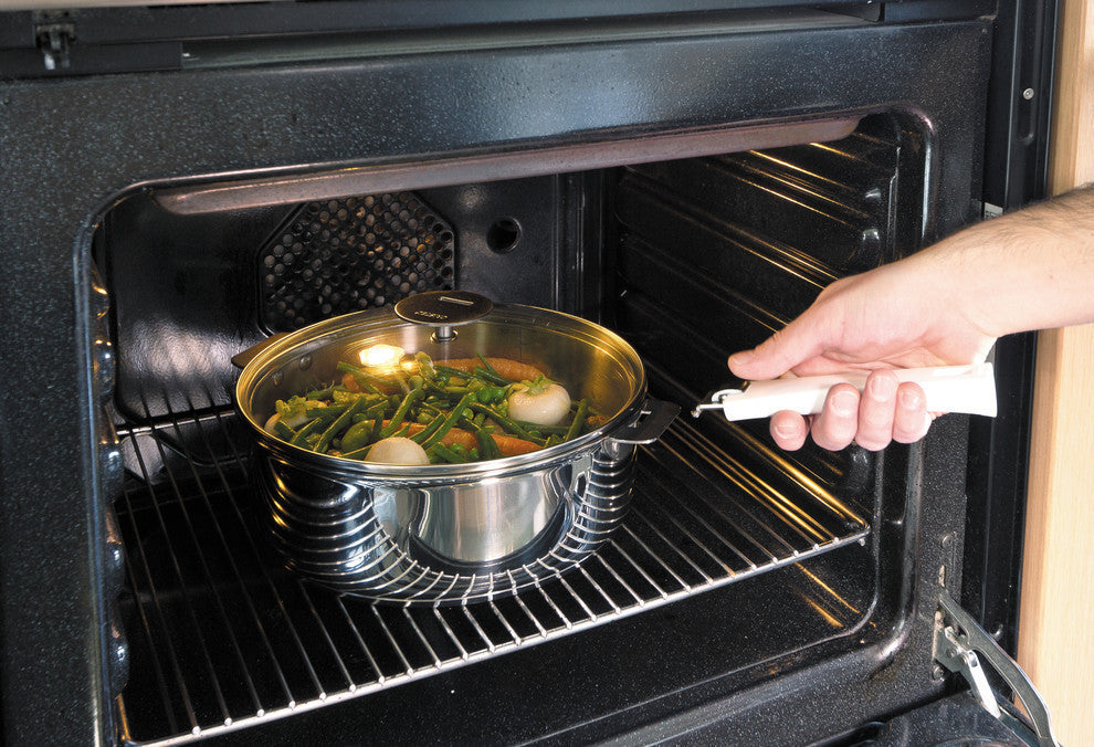 Cristel Mutine Cookware Handles, Black, Set of 3