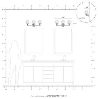 Willow 3 Light Satin Brass Vanity Sconce