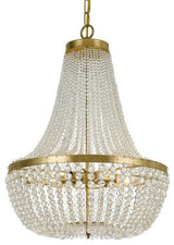 CRYSTORAMA 608-GA Rylee 6 Light Chandelier