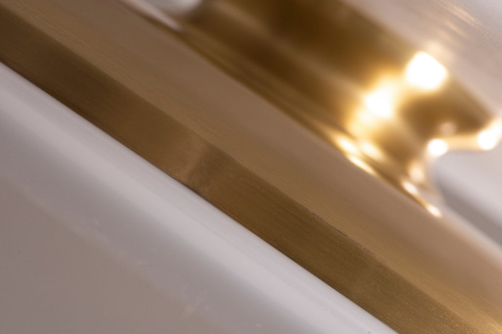 Skye, LED Flush Mount, 15", Satin Brass