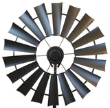 96 Inch Matte Black Windmill Ceiling Fan | The American Fan