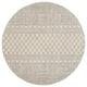 Nourison Passion 8' x Round Ivory/Grey Bohemian Indoor Area Rug