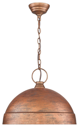 Golden Lighting Lincoln Large Pendant, Vintage Copper