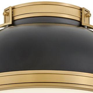 Hinkley Barton Medium Flush Mount, Black