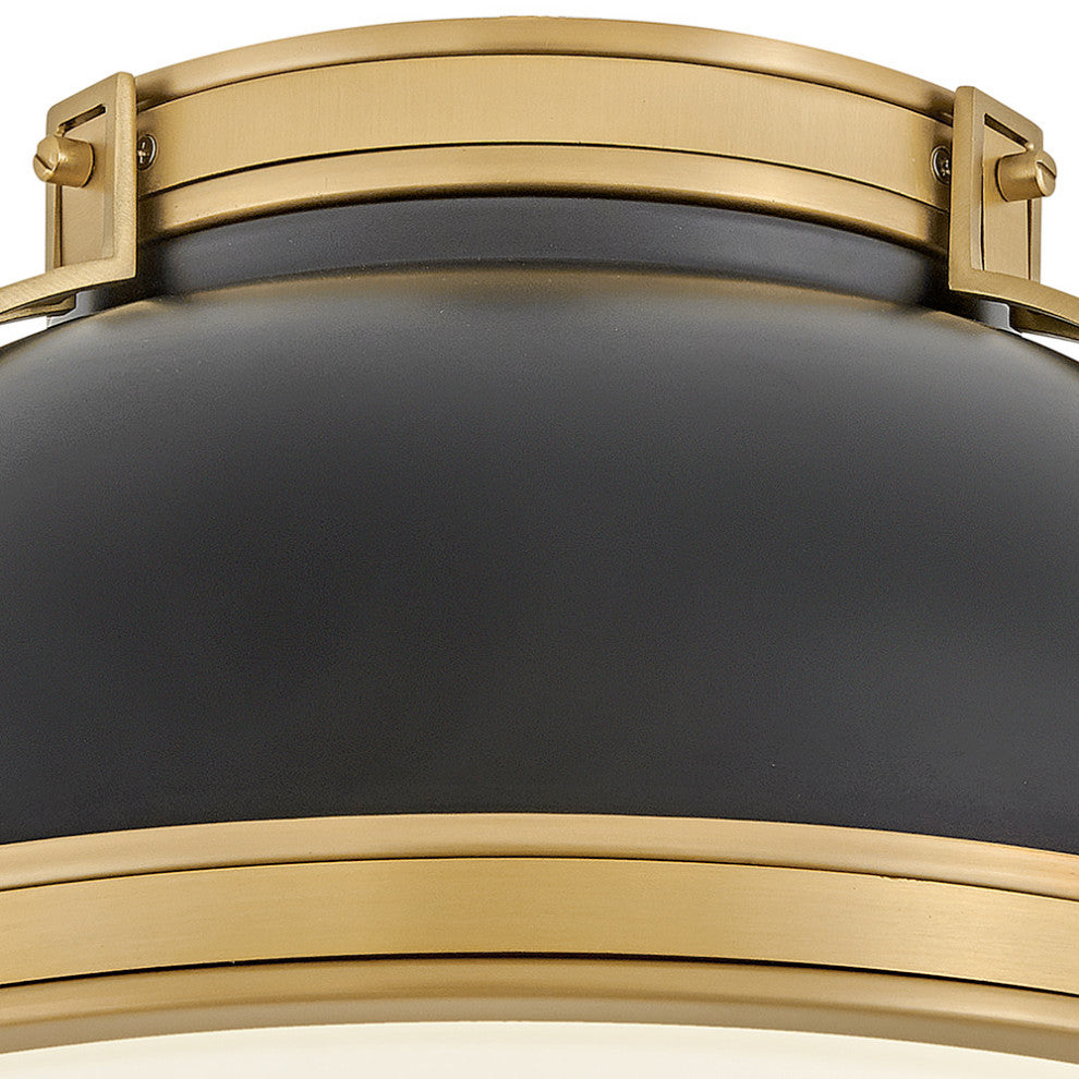 Hinkley Barton Medium Flush Mount, Black