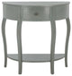 Safavieh Jan Demilune Small Console Table, French Gray