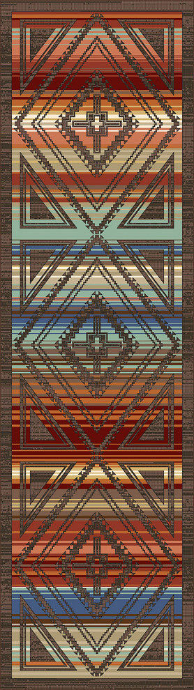 Rim Shot, Brown, 2'x8'