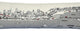 46" White Philadelphia Daylight Skyline Lumbar Decorative Pillow