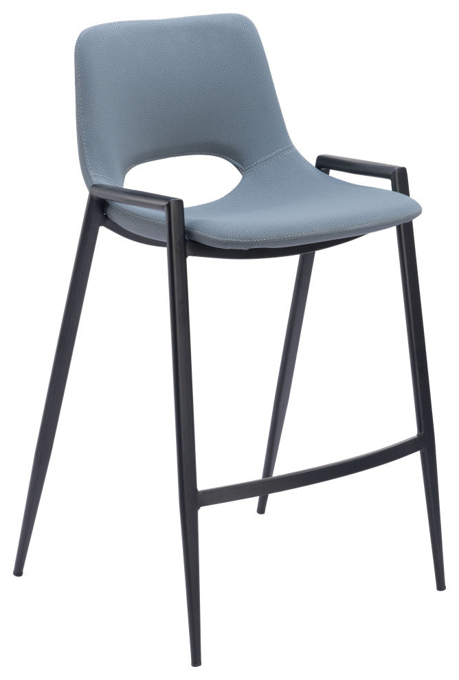 Desi Counter Stool (Set of 2) Gray
