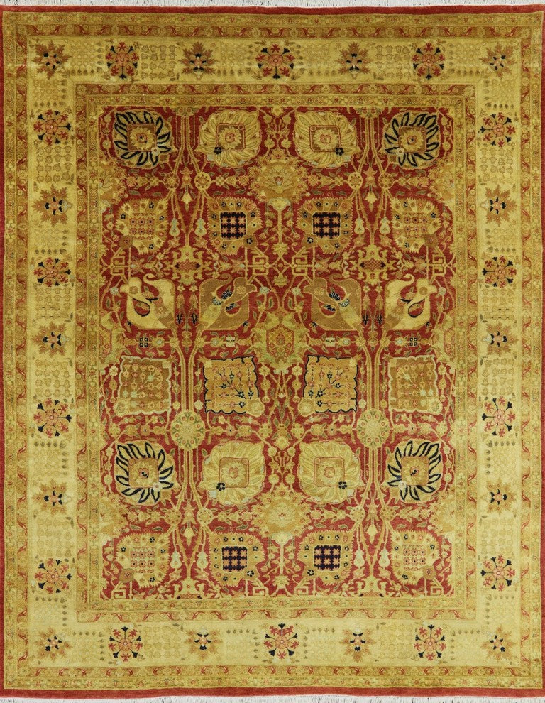 8'x10' Handmade Oriental Peshawar Rug, P2517