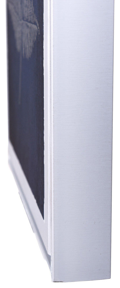 Printed Canvas With Silver Stamp With White Outer Frame