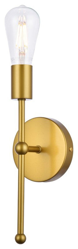 Kayla 1-Light Brass Wall Sconce