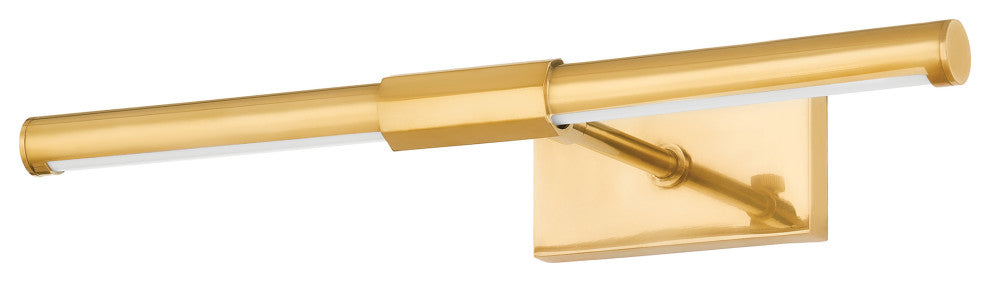 Melbourne LED Picture Light, Aged Brass, Small