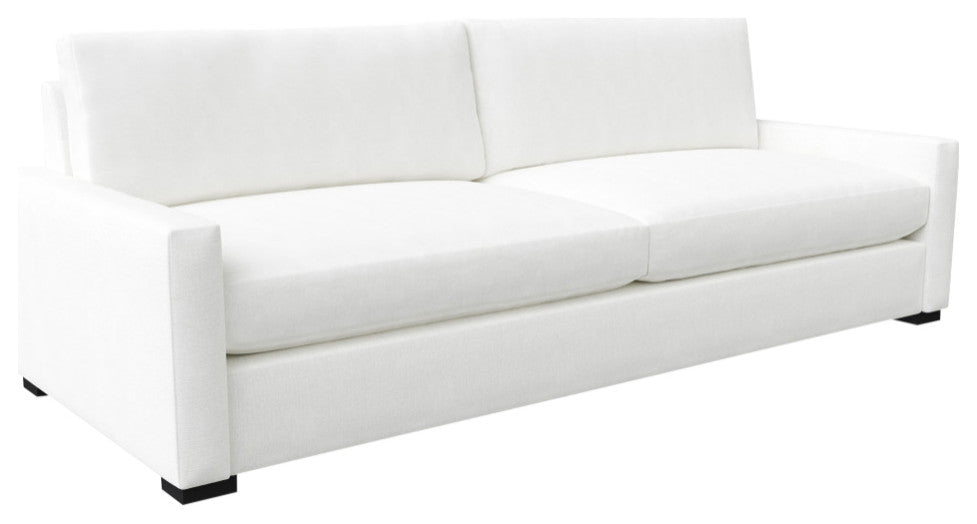 Nativa Interiors Revolution 95" Sofa, Off White, Depth: Deep Plush