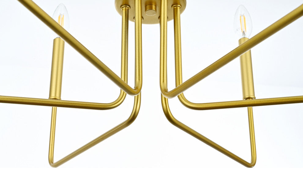 26" Pendant Light, Brass