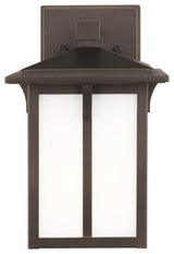 Tomek Small 1-Light Outdoor Wall Lantern, Antique Bronze