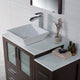 Sydney 42" Vanity Set With Vessel Sink and Side Cabinet