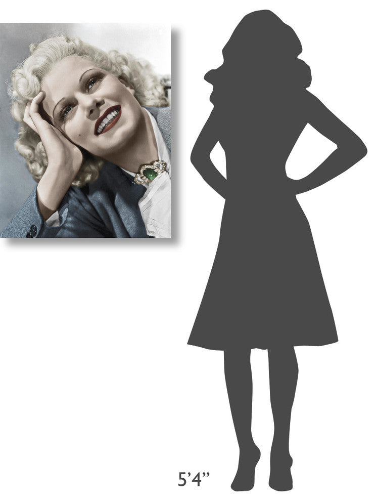 "Jean Harlow" Stretched Canvas Giclee by Hollywood Photo Archive, 24"x30"