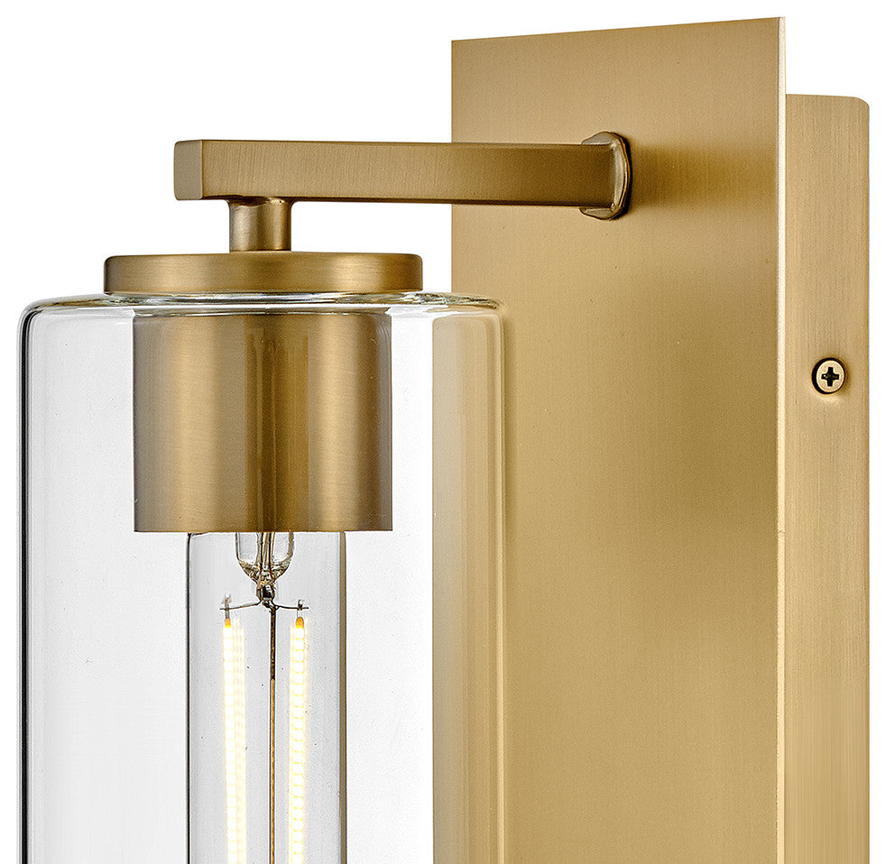 Lark Lane 13" Single Wall Sconce, Lacquered Brass