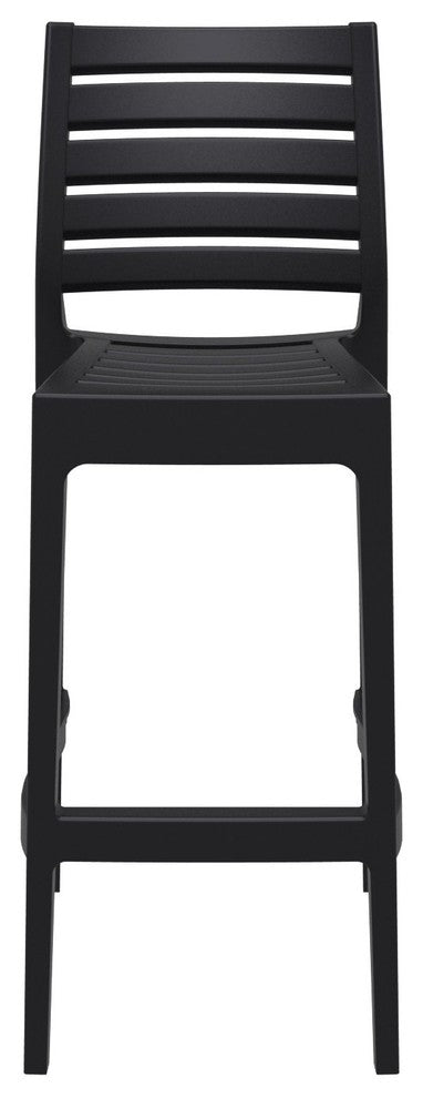 Compamia Ares Resin Barstool Black, Set of 2