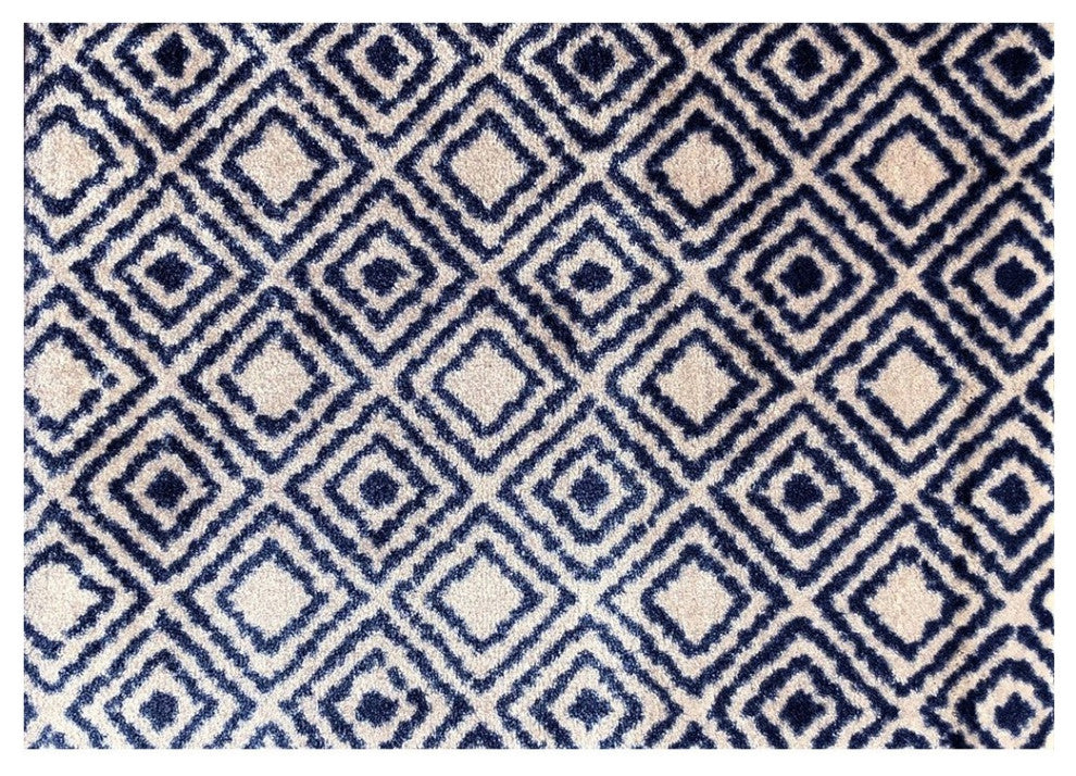2' x 3' Blue Diamond Washable Floor Mat