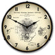 21031200 Harley Davidson Knucklehead 1938 Patent Clock