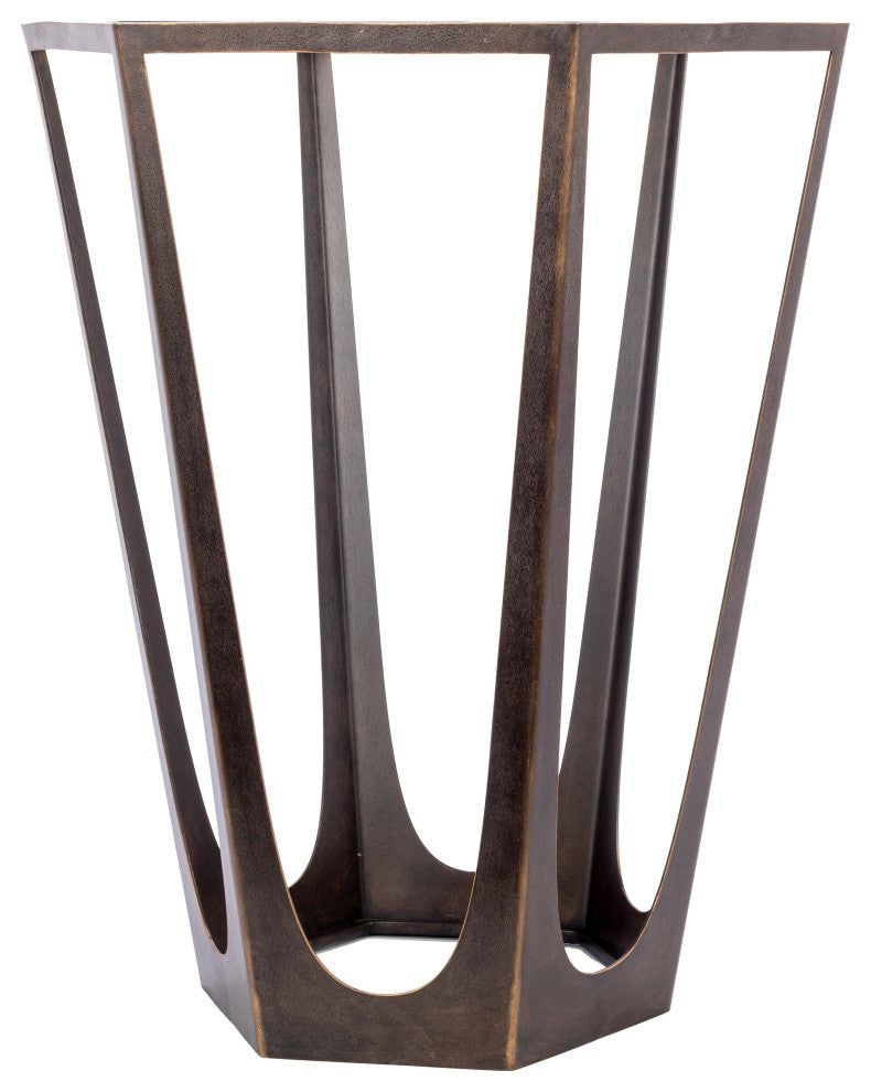 Surya Vortex End Table 22"Hx16"Wx19"D