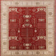 Ahgly Company Indoor Square Mid-Century Modern Area Rugs, 8' Square