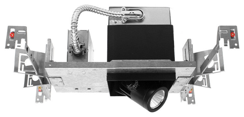 LED Precision Single-Light Non-IC Housing, 3000K 90CRI Spot, Universal, 0-10V
