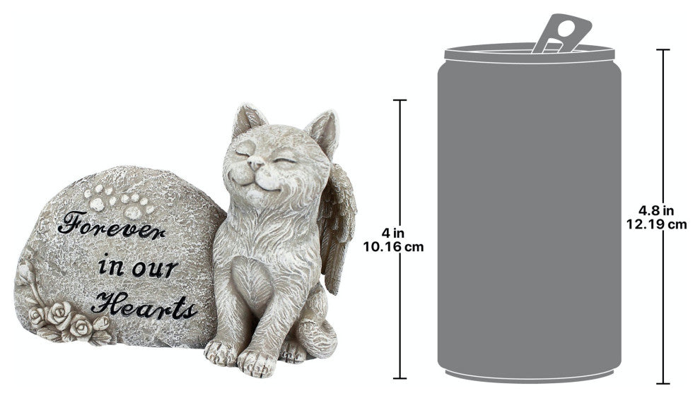 Forever in our Hearts Cat Statue