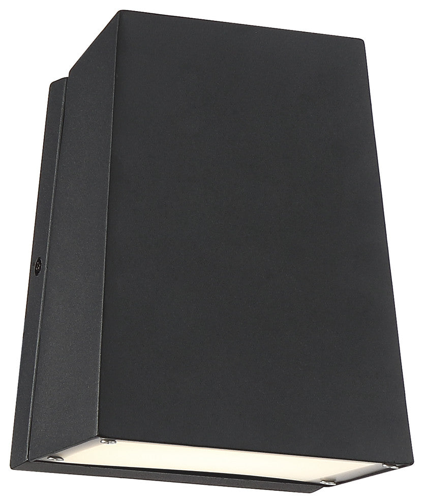 Edge Marine Grade LED Outdoor Wall Sconce, Black Finish