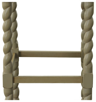 Arezzo 30" Bar Stool, Weathered Gray and Linen