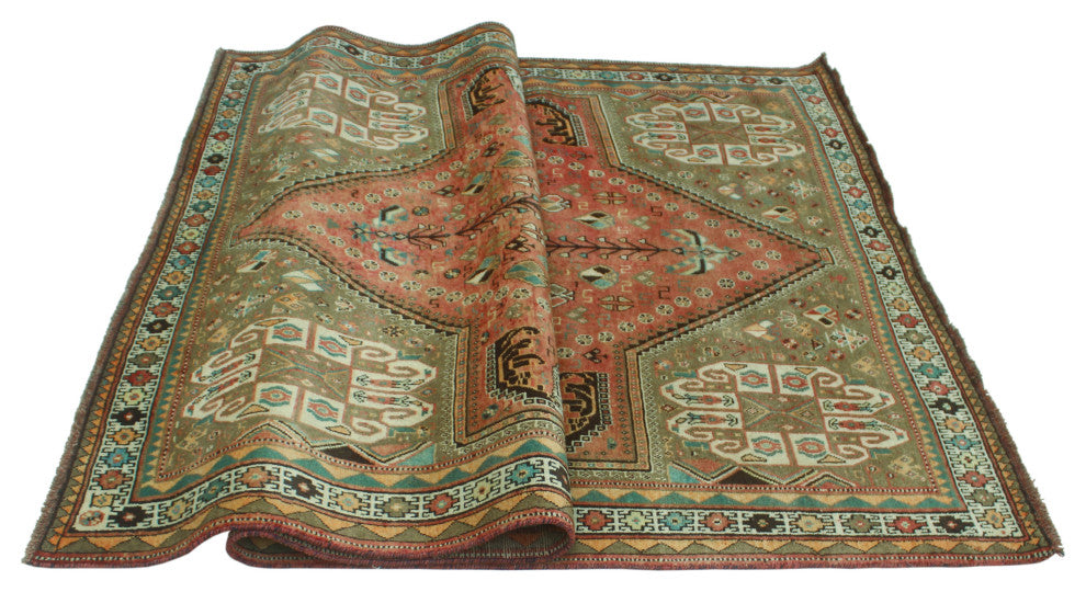 Semi-Antique Fariborz Rust Rug