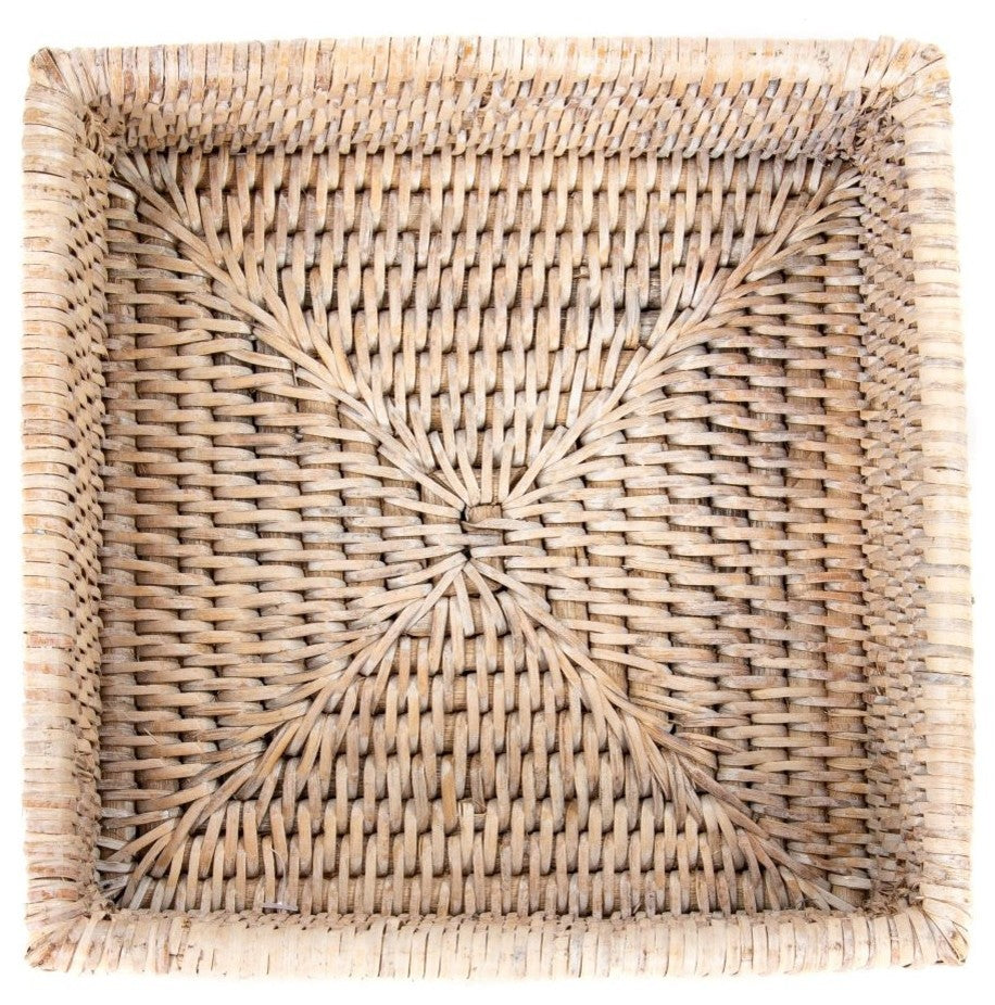 Artifacts Rattan™ Luncheon Napkin Holder, White Wash