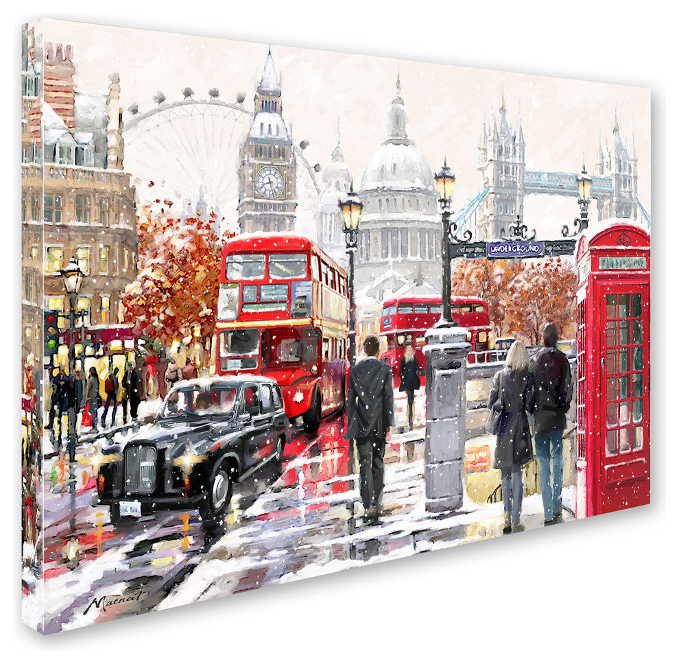 The Macneil Studio 'London Collagex2 Copy' Canvas Art, 19"x14"