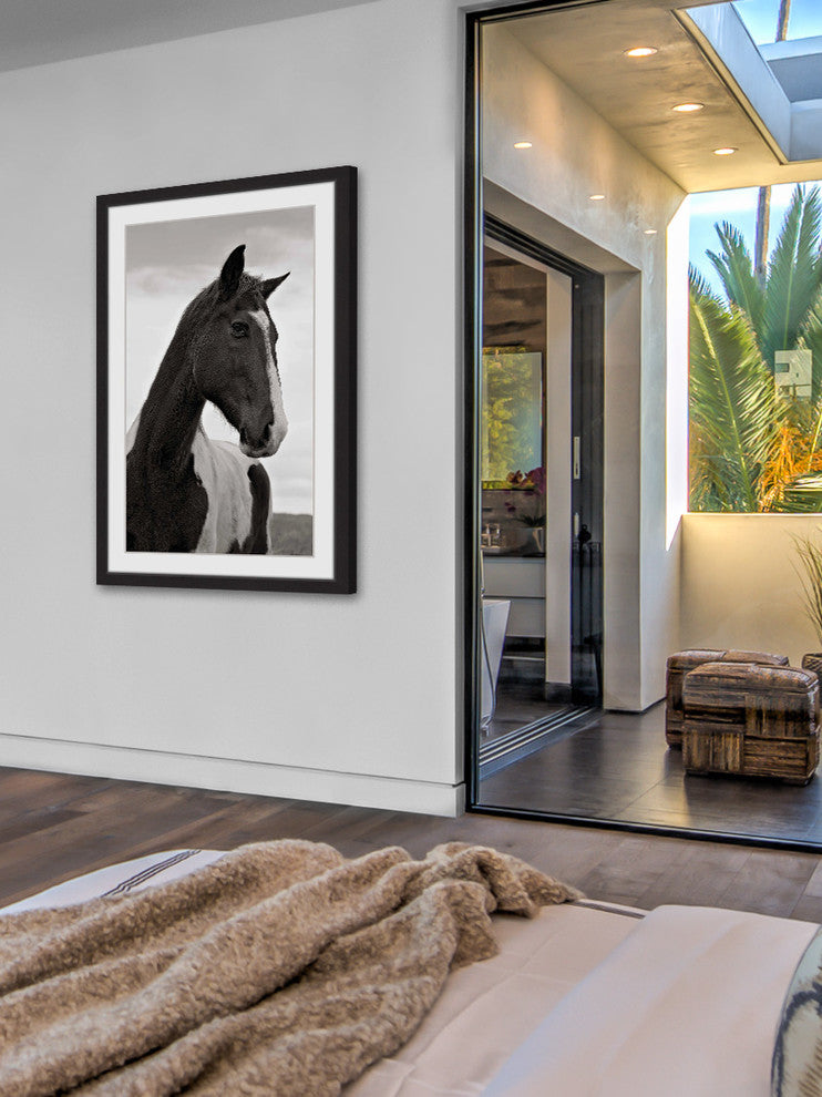 "Ranch Horse Wisdom" Framed Painting Print, 16x24