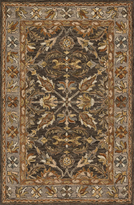 Victoria Rug, Dark Taupe / Gray, 2'3"x3'9"