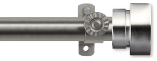 Cap Multi Angle Ceiling Rod 48-84", Satin Nickel, Three Sided