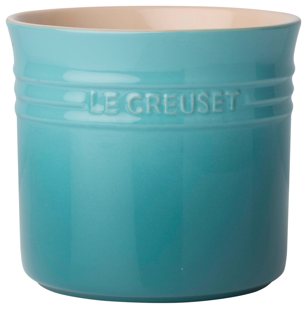 Le Creuset Stoneware Large Utensil Jar, Teal
