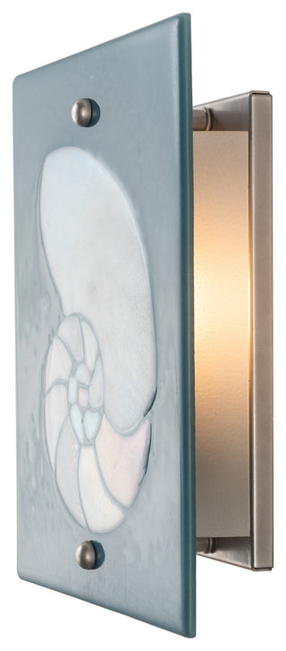 9 Wide Metro Fusion Nautilus Wall Sconce