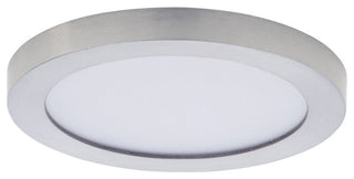Maxim 57690WT Chip 5"W LED Flush Mount Ceiling Fixture - Satin Nickel