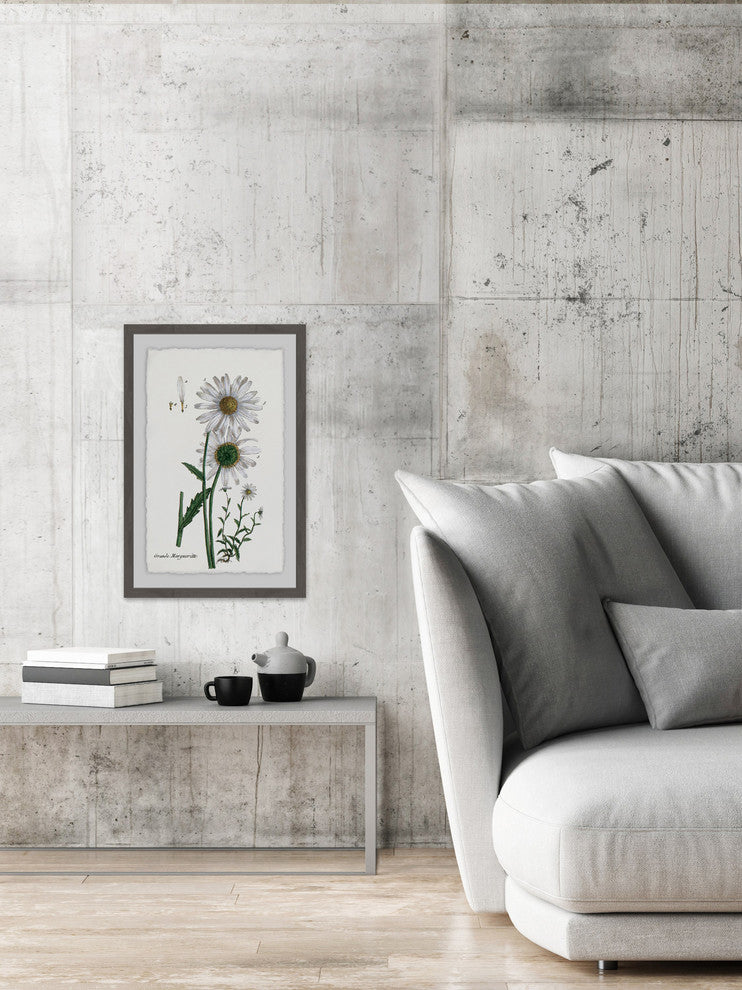 "White Daisy III" Framed Painting Print, 16"x24"