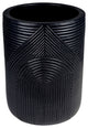 Provenance Serenity Textured Planter Set, 1 Large and 1 Small, Coal